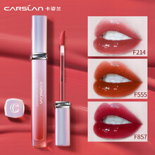 卡姿兰唇釉口红大牌女学生款平价小众品牌不掉色不沾杯唇彩生日礼物女 【镜光】 F555# 落日后花园