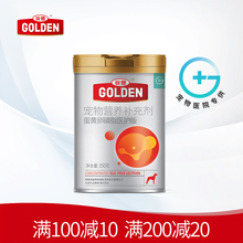 谷登（GOLDEN）狗狗专用医护版蛋黄卵磷脂美毛泰迪金毛幼犬鱼油爆毛海藻粉宠物软磷脂350g