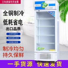 宏尔啤酒柜冷藏柜立式商用双门冰柜冰箱展示柜超市水果保鲜柜饮料柜 三门1800*560*2000