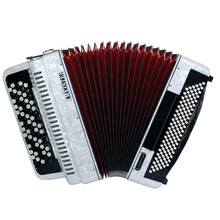 J.MEISTER 杰麦斯特意大利进口簧巴手风琴120贝斯96/60贝斯8贝斯纽扣手风琴成人初学演奏 60贝斯 金
