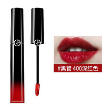 【临期特卖】阿玛尼（ARMANI）漆光迷情唇釉400 黑管唇釉车厘子色滋润 黑管400#2022年3月到期