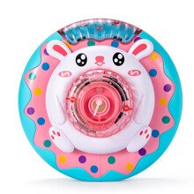 育儿宝 儿童泡泡相机玩具男孩女孩网红同款小猪甜甜圈自动吹泡泡 甜甜圈泡泡机【兔】