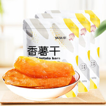 俏俏果香薯干地瓜干番薯干红薯干倒蒸软糯500g*3袋装 原味 500g