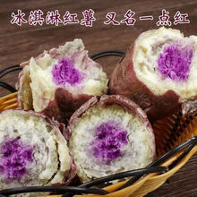 新鲜冰淇淋红薯紫心番薯现挖地瓜农家粉糯香甜3/5/10斤 中果：【净重5斤】