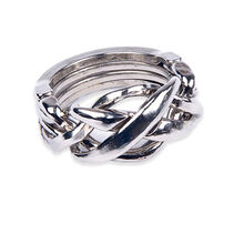 姒桀 鲁班锁 九连环金属玩具成人孔明锁鲁班锁智力玩具高智商机关盒儿童智力扣 魔戒