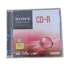原装索尼CD光盘刻录盘索尼50片桶装刻录空白光盘10片装单片装12cm CD-R单片盒装