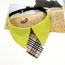 狗狗领结花蝴蝶结项圈大型犬领带围脖金毛萨摩宠物狗帅气配饰品夏 款六 M-中型