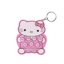 姒桀 打地鼠 儿童迷你打地鼠掌上练手速游戏机带灯光早教玩具儿童节礼物 Hello Kitty(两节电池)