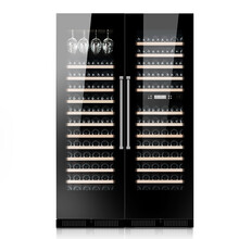 faseeny/梵斯尼红酒柜恒温酒柜冰吧饮料茶叶柜冷藏柜葡萄酒储藏家用保鲜柜啤酒柜不锈钢酒柜独立式 玻璃门酒柜组合B