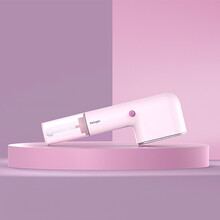 新款创意迷你手持挂烫机便携蒸汽熨斗家用熨烫机跨境烫衣机隅谷 淡雅粉