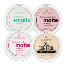 格蒙香蕉散粉定妆粉控油干皮遮瑕不易脱妆粉质细腻哑光半透明遮瑕干粉蜜粉防水学生款 清爽粉饼