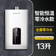 史密斯.劳伦燃气热水器家用煤气零冷水恒温AI 13升零冷水恒温自己装 液化石油气