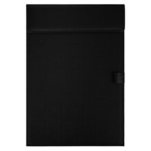 西玛(SIMAA)A4磁性皮纸板夹  文件夹会议夹报告夹写字垫板 带笔插位 黑色8592