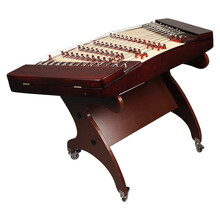 星海 扬琴初学入门色木材质教学系列酒红色402扬琴乐器 素面典雅8671KY