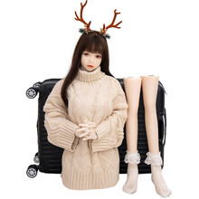 涩兔 可拆分式实体娃娃免充气男用仿真人全硅胶智能对话发音加热 分体式阴臀倒模自慰器具成人情趣性用品 158CM分体娃娃33KG+行李箱 标准款