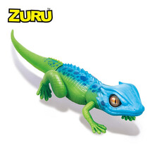 ZURU乐波野外系列仿真蜥蜴仿生蛇动物儿童礼物智能爬行动物恶搞玩具 乐波野外系列仿生蜥蜴25234 绿色