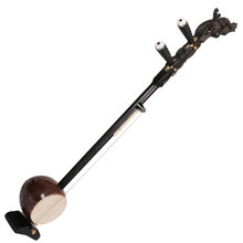 江音（Jiangyin）江音黑檀龙头盘龙豫剧板胡秦腔板6736L-A A款 中音（定做）