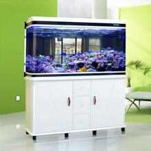 【玻璃·造景】闽江宝来鱼缸水族箱生态造景金鱼缸免换水客厅家用水族箱屏风隔断玄关风水中大型乌龟缸水草缸 纯洁白色鱼缸+开缸礼包 长1.2米*39宽*70高（缸体）