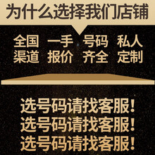 中国电信  手机靓号豹子号手机号码卡靓号全国号段手机卡顺子号电话卡情侣号靓号定制全国通用 情侣号定制300
