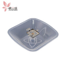 桃兴盛 配华帝 万和 老板 抽油烟机配件 油杯油碗中欧式老式接油盒圆形方形三爪卡扣 20号塑料方形油杯