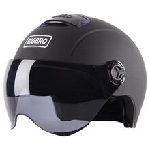 BIGBRO X1哑黑 头盔男夏季防晒电瓶自行车头盔女士轻便式四季夏盔