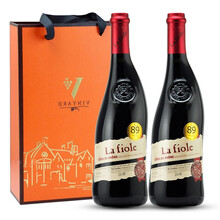 超市	
【风靡全球】法国歪脖子红酒 教皇新堡干红葡萄酒 列级庄AOC级原瓶进口 芙华隆河750ml*2