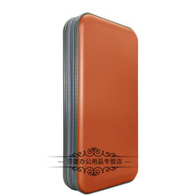 方形大容量CD收纳盒车内DVD光盘收纳包80片碟片包家用防水VCD盒子 80片橙色