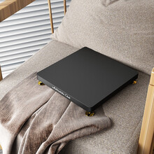 欧湃 音箱底座 音响架落地 环绕音箱支架音箱垫避震落地音箱低音炮托盘脚架隔板减震烤漆垫板 黑哑烤漆191*390