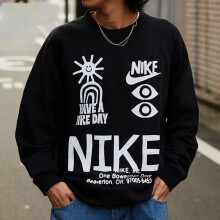 耐克（NIKE）卫衣男装春秋新款运动服户外跑步训练健身休闲套头衫 DQ4170-010黑色/加绒款 L