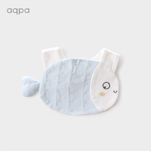 京东超市	
aqpa男女宝宝双层纱布口水巾夏季新品婴儿防水围嘴防吐奶儿童围兜 白底豆丁鱼 均码（0-2岁）