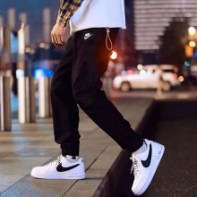 耐克（NIKE）男裤2025春季新款跑步训练舒适排汗运动裤舒适休闲长裤 BV2680-010/收口束脚  L