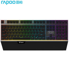雷柏（Rapoo） V720 机械键盘 有线键盘 游戏键盘 108键RGB背光键盘 可编程键盘 吃鸡键盘 黑轴