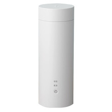 小米有品 云米电热水杯便携式烧水壶真空保温杯电热烧水壶泡茶400ML YM-K0401【支持定制Logo】白色