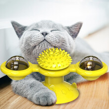派乐特 猫玩具 猫转盘三合一 猫咪玩具逗猫红外线激光笔棒自嗨幼猫磨牙非神器蹭痒器玩具