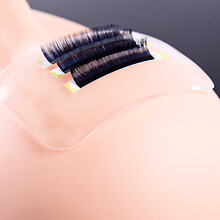 嫁接睫毛专用硅胶垫片 专用放睫毛垫片种植睫毛额头贴 放睫毛工具 长方形9*5.5cm