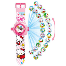 卡通投影手表儿童玩具电子发光狗狗队幼儿园小朋友小孩男女孩的 KT猫(24图)