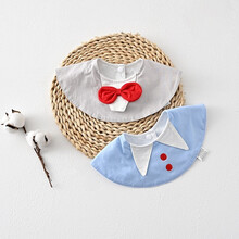 京东超市	
童泰 四季款婴幼儿配饰用品男女宝宝按扣小围嘴口水巾两件装 T12Y2002 均色 28*26cm*2