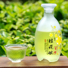 女士网红果酒高颜值桃花酒桂花酿桂花酒山楂酒花果酒低度酒375ml 桂花酿单瓶装