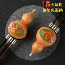 葫芦丝演奏型成人自学教降B调儿童小学C调云南胡芦丝乐器初学 防摔款C调+盒子+学习指南