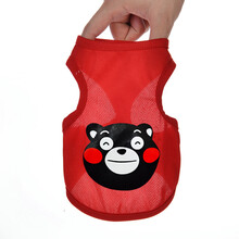 夏天小狗狗衣服小型犬泰迪比熊薄款猫咪幼犬宠物背心夏装春秋装 【薄款】背心*笨笨熊 XS