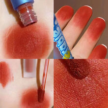 高颜值叮当熊唇釉哑光雾面可爱学生党素颜口红唇泥 06#酸甜脏橘(显白)