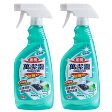 花王 （KAO）进口厨房清洁剂青柠香500ml 万洁灵家用去污渍除重油污油烟净 抽油烟机清洗剂 喷头装*2瓶