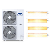 奥克斯(AUX)中央空调小多联机一拖三一拖四一拖五风管机一级能效包安装家用空调 5匹一拖四（适用80-105㎡）