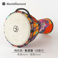 solo非洲鼓儿童入门初学者幼儿园标准8寸民谣鼓乐器丽江手鼓 【免调音】10 绚彩款