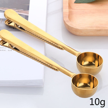 不锈钢量勺家用厨房烘焙咖啡豆量勺15ml10克定量勺奶粉勺子果粉勺 金色(2支装)