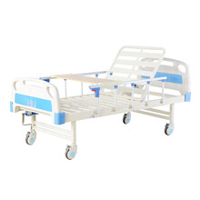 乐驰（LECHI） ABS床头有轮铝护单摇护理床家用多功能护理床瘫痪老人手摇式病床医用床医院诊所床 套餐六：静音轮裸床+铝护栏+木餐桌