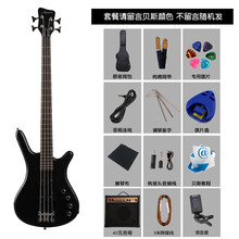 新手入门初学者电贝司斯摇滚演奏四弦贝司贝斯套餐低音吉他 PWV贝司+40瓦音响套餐(留言颜色)