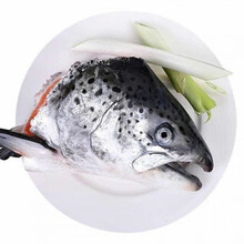 大个三文鱼头400g到600g鲜美鱼头三文鱼海鲜发货 一只装