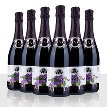 香萃patritti酒庄香萃无醇无酒精红白起泡酒汁 750ml单瓶整箱装 澳大利亚原瓶进口红白葡萄汁 香萃红六支装750ml*6