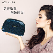 AOLANLA 高档柔软化妆包便携防水小巧大容量收纳包多功能旅行包刷包女 小号21.5*14.5cm